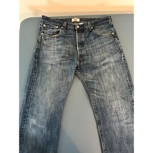 Levi's Men's  501 Blue Straight Leg Button Fly Jeans 36 X 31